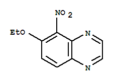 (9ci)-6-乙氧基-5-硝基-喹噁啉结构式_745048-80-0结构式 (9ci)-6-乙氧基-5-硝基-喹噁啉结构式_745048-80-0结构式