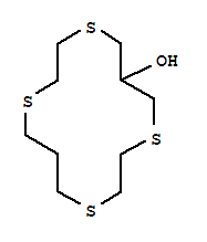 6-羟基-1,4,8,11-四硫化环十四烷结构式_74515-42-7结构式