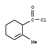 2-Cyclohexene-1-carbonyl chloride, 2-methyl-(9ci) Structure