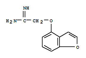 (9ci)-2-(4-苯并呋喃氧基)-乙脒结构式_745728-55-6结构式