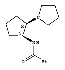 顺式-(9ci)-n-[2-(1-吡咯烷)环戊基]-苯甲酰胺结构式_745743-68-4结构式