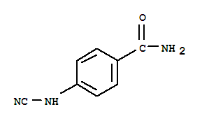 (9ci)-4-(氰基氨基)-苯甲酰胺结构式_74615-31-9结构式