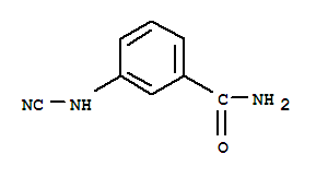 (9ci)-3-(氰基氨基)-苯甲酰胺结构式_74615-43-3结构式