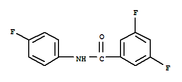 (9ci)-3,5-二氟-n-(4-氟苯基)-苯甲酰胺结构式_746612-12-4结构式