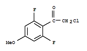 (9ci)-2-氯-1-(2,6-二氟-4-甲氧基苯基)-乙酮结构式_746630-09-1结构式