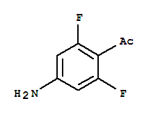 (9ci)-1-(4-氨基-2,6-二氟苯基)-乙酮结构式_746630-18-2结构式