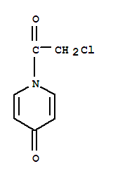 (9ci)-1-(氯乙酰基)-4(1H)-吡啶酮结构式_74669-35-5结构式