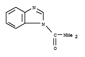 (9ci)-N,N-二甲基-1H-苯并咪唑-1-羧酰胺结构式_74731-28-5结构式