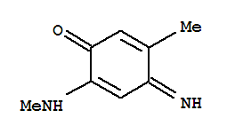 (9ci)-4-亚氨基-5-甲基-2-(甲基氨基)-2,5-环己二烯-1-酮结构式_747358-52-7结构式