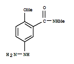 (9ci)-5-肼基-2-甲氧基-n-甲基-苯甲酰胺结构式_747390-61-0结构式