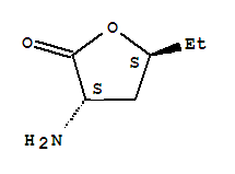 (3s,5s)-(9ci)-3-氨基-5-乙基二氢-2(3H)-呋喃酮结构式_747399-54-8结构式