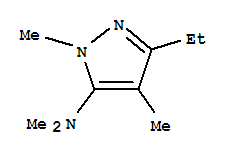 (9ci)-3-乙基-n,n,1,4-四甲基-1H-吡唑-5-胺结构式_748073-38-3结构式