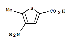 (9ci)-4-氨基-5-甲基-2-噻吩羧酸结构式_748091-32-9结构式
