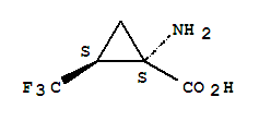 (1s,2s)-(9ci)-1-氨基-2-(三氟甲基)-环丙烷羧酸结构式_748121-19-9结构式