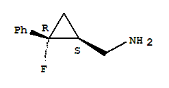 (1r,2s)-rel-(9ci)-2-氟-2-苯基-环丙烷甲胺结构式_748126-76-3结构式