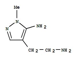 (9ci)-5-氨基-1-甲基-1H-吡唑-4-乙胺结构式_748127-38-0结构式