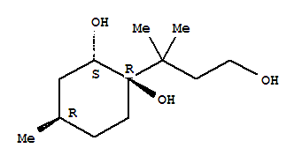 (9ci)-1-(3-羟基-1,1-二甲基丙基)-4-甲基-1,2-环己烷二醇结构式_748142-70-3结构式