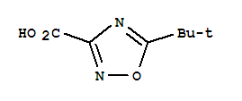 5-Tert-butyl-1,2,4-oxadiazole-3-carboxylic acidStructure,748743-73-9Structure 5-Tert-butyl-1,2,4-oxadiazole-3-carboxylic acid Structure,748743-73-9Structure