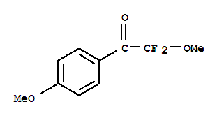(9ci)-2,2-二氟-2-甲氧基-1-(4-甲氧基苯基)-乙酮结构式_748800-50-2结构式