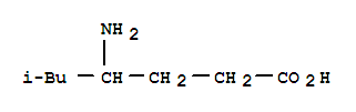 4-氨基-6-甲基-庚酸结构式_74892-75-4结构式
