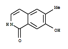 7-羟基-6-甲基-1(2H)-异喹啉酮结构式_74919-41-8结构式