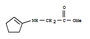 (9ci)-n-1-环戊烯-1-基-甘氨酸甲酯结构式_749815-38-1结构式