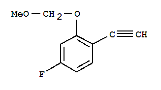 (9ci)-1-乙炔-4-氟-2-(甲氧基甲氧基)-苯结构式_749874-25-7结构式