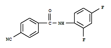 (9ci)-4-氰基-n-(2,4-二氟苯基)-苯甲酰胺结构式_749910-71-2结构式
