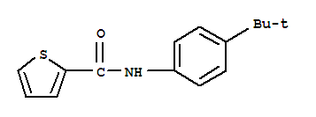 (9ci)-n-[4-(1,1-二甲基乙基)苯基]-2-噻吩羧酰胺结构式_749915-46-6结构式