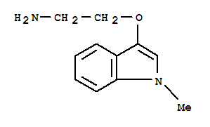 (9ci)-2-[(1-甲基-1H-吲哚-3-基)氧基]-乙胺结构式_750508-29-3结构式