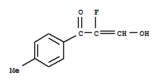 (9ci)-2-氟-3-羟基-1-(4-甲基苯基)-2-丙烯-1-酮结构式_750509-46-7结构式