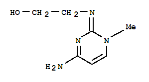 (9ci)-2-[(4-氨基-1-甲基-2(1h)-嘧啶)氨基]-乙醇结构式_750515-48-1结构式