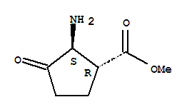 反式-(9ci)-2-氨基-3-氧代-环戊烷羧酸甲酯结构式_750544-68-4结构式