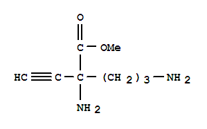 (9ci)-2-乙炔鸟氨酸甲酯结构式_752151-13-6结构式