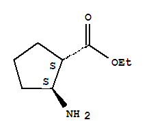 (1S,2S)-2-氨基环戊烷羧酸乙酯结构式_752181-59-2结构式