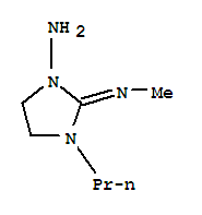 (9ci)-2-(甲基亚氨基)-3-丙基-1-咪唑啉胺结构式_752188-80-0结构式