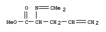 (9ci)-2-[(1-甲基亚乙基)氨基]-4-戊烯酸甲酯结构式_752233-62-8结构式