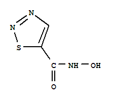 (9ci)-n-羟基-1,2,3-噻二唑-5-羧酰胺结构式_75272-54-7结构式