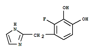 (9ci)-3-氟-4-(1H-咪唑-2-甲基)-1,2-苯二醇结构式_752943-34-3结构式