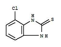 (9ci)-4-氯-1,3-二氢-2H-苯并咪唑-2-硫酮结构式_75335-72-7结构式