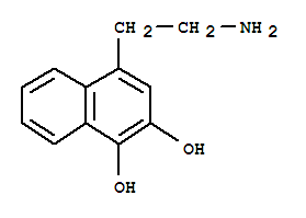 (9ci)-4-(2-氨基乙基)-1,2-萘二醇结构式_753394-43-3结构式