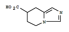(9ci)-5,6,7,8-四氢-咪唑并[1,5-a]吡啶-7-羧酸结构式_753428-77-2结构式