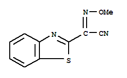 (9ci)-alpha-(甲氧基亚氨基)-2-苯并噻唑乙腈结构式_75408-07-0结构式