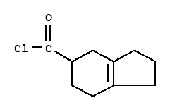 (9ci)-2,3,4,5,6,7-六氢-1H-茚-5-羰酰氯结构式_75412-82-7结构式