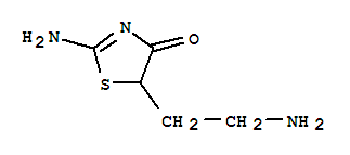 (9ci)-2-氨基-5-(2-氨基乙基)-4(5H)-噻唑酮结构式_754143-27-6结构式