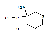 (9ci)-3-氨基四氢-2H-硫代吡喃-3-羰酰氯结构式_754916-86-4结构式