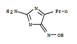 (9ci)-2-氨基-5-丙基-4H-咪唑-4-酮肟结构式_754917-80-1结构式