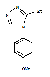 (9ci)-3-乙基-4-(4-甲氧基苯基)-4H-1,2,4-噻唑结构式_754925-60-5结构式