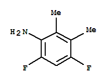 (9ci)-4,6-二氟-2,3-二甲基-苯胺结构式_754949-24-1结构式