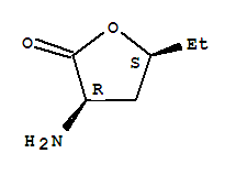 顺式-(9ci)-3-氨基-5-乙基二氢-2(3H)-呋喃酮结构式_754953-71-4结构式